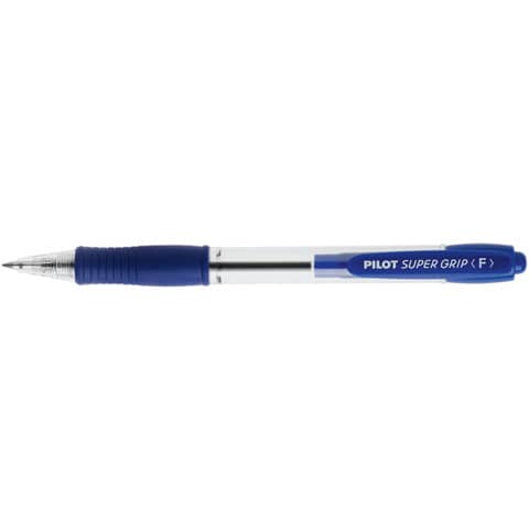 Penna a sfera a scatto Pilot Super Grip 0,7 mm blu 001532